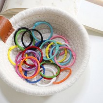 [태원패브릭] 2개)컬러메탈 오픈오링(12컬러), 오렌지