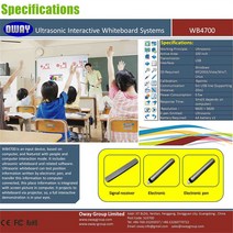 전자칠판 Commercial Electronic Interactive Whiteboard Interactiva Smart Digital Board for Meeting Train