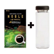 KM 일동후디스 노블 아메리카노 100t+워터보틀 스틱 일회용 알 커피 믹스 인스턴트