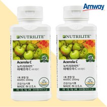 1+1 암웨이 아세로라 C 비타민C 300정 2개, 1개, 상세페이지 참조