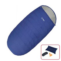 동계침낭 야외 여행 캠핑 침낭 초경량 차박침낭, 네이비 블루-1.85kg