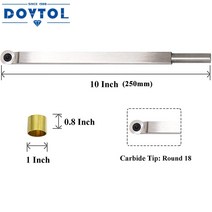 라운드 18x3.0mm 카바이드 인서트 팁 커터 우드 터닝 선반 도구 피니셔 Rougher Hollower
