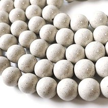 북 투석 일련 구슬 14mm 40cm 대만 산 음이온 측정 된 라듐