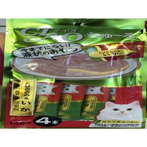 이나바 차우츄르 닭가슴살 오징어 반려묘 사료 14gX4P, 단품, 단품