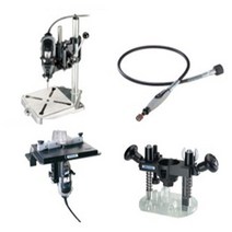 드레멜 로터리 툴 부착 키트 4종 드릴링 루팅 그루빙 원형작업, 플렉스 샤프트, 1개