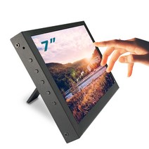 7인치 10인치 IPS 터치 소형 확장 미니 스크린 휴대용 모니터, 06. 10.1인치 블랙 고화질 IPS 터치 스탠드