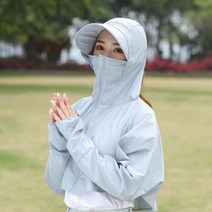 여자낚시복 여름낚시복 선상 타이라바 햇빛 자외선 차단, 그레이