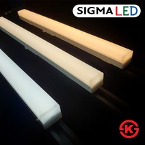 시그마 무브레일 일자등기구 라인조명 레일등기구 20W 25W 30W, 화이트, 600mm(주백색)