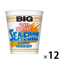 일본 라면 닛신 컵누들 해산물 씨푸드 라멘 빅세트 12팩, 1개