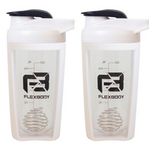 플렉스바디 헬스 물통 물병 쉐이크통 쉐이커 보틀 단백질 프로틴 2P 700ml, 화이트2P