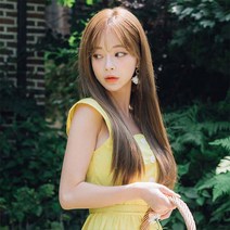 가발매니아 롱스트레이트 5헤어피스 54cm 똑딱이붙임머리 가발, 바닐라카키