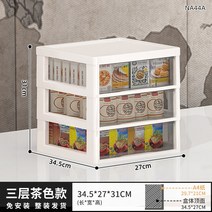 수납선반 장난감정리함 아이방꾸미기 펜트리 장난감정리대 간식, 업그레이드 모델    3단