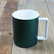 한국도자기본차이나 그린 컬러머그컵 1P, 선물포장X