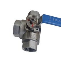 STS316 스텐삼방밸브 T타입 8A 3-way 밸브, 1개