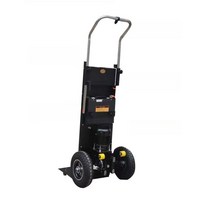 접이식 전동 구루마 핸드카 카트 운반 전기 리프트 트레일러 화물 택배 동력 건설 가구 창고, 긴 배터리 수명 1200와트