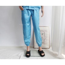 [오늘출발 / 제전복하의] 스카이블루 작업복바지 방진복 크린룸 정전기방지 무진복 크림룸복 제전복 반도체복 이에스디마트, 3XL, 1개