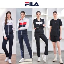 [휠라] 여성 올인원 트레이닝 수트 4종 (트랙탑+팬츠+반팔+반바지) HFLS229201