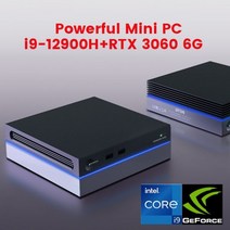 미니PC 일체형PC 고사양 사무용 가정용 산업용저렴한 미니 게임 PC i9 12900H i7 NVIDIA GTX1060 4G Thunde, 02 i5-12500H GTX1060 4G_01 미국, 01 No Ram No HD No WiFi