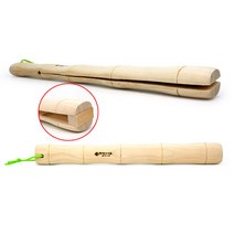 마사지 봉 편백나무 등 지압기 죽비, 1개