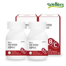 바른 비타민B컴플렉스 비타민C 박스 4개월분, 60정, 4개