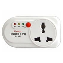 냉장고 변압기 보호기 지연 전원 온 전압 보호 가정용 전원 소켓, WHITE_10A AU Plug