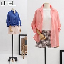 드넬 드넬 거즈린넨데일리블라우스DB12276A (P001563037)