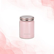 굿소일쿡스 디오바코 더블윌 진공 스텐 파스텔 보온 죽통 450ml, 2중 진공 실리콘 안전 뚜껑 패킹