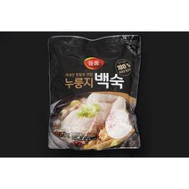 누룽지 백숙 국내산 닭 삼계탕 영양식 건강식 보양식 닭다리 밀키트 즉석 냉장 750g, 1개