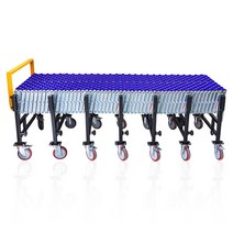 화물 물류 택배 운반 자바라 레일 콘베어 벨트 롤러 창고용 컨베이벨트 공장 상하차, 60cm