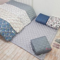 모달 돌침대패드 흙침대패드, 모달 돌쇼파패드(85*200)-프라하아이보리