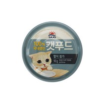 사조 캣푸드 고양이캔 90g 24개-멸치, 단품
