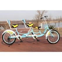 2인용 자전거 가족 2인승 특수 성인 관광 한강, C