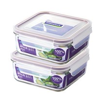 글라스락 퍼플에디션 정사각 · 850ml 2개 상품 이미지