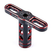 타이어 휠 자동차 알루미늄 합금 금속 17MM 휠 육각 렌치 도구 18 오프로드 RC 자동차 몬스터 트럭 TRX X-M, 03 빨간