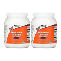 나우푸드 해바라기 레시틴 분말 454g(1lb) 2세트