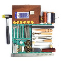 공구 가죽 공예 DIY 가방 취미 수공구 고급 제작 키트 도구 재료, J 이미지 옵션 상세 페이지 하단 참조