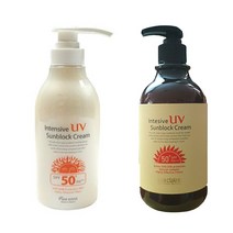 퓨어마인드 인텐시브UV선블록 선크림 썬크림, 1개, 500ml