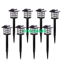 태양광 원솔라 미니격자등 10개 태양광정원등 태양광 잔디등 정원등 인테리어등, 노란빛10개