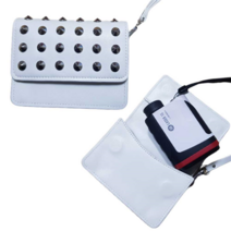 TOTOELY 골프 스터드 거리측정기 케이스 남성 여성 가방 레이저측정기, 거리측정기케이스 화이트