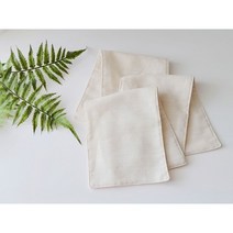 직사각 소창 손수건 + 과탄산소다 세트, (정련)직사각 손수건