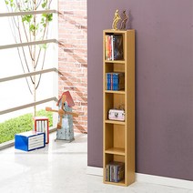 포메리트 타워형 틈새DVD장 5칸, 색상:메이플