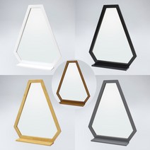 노블레스몰/트라이앵글 원목 선반형 거울(하임엔틱/메이플/화이트/블랙/그레이), 메이플
