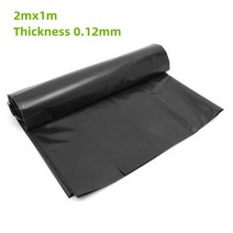 연못방수시트 연못만들기 방수시트 방수포 덮개 양식 0.12-0.25mm 두께 HDPE 물고기 연못 라이너 정원 연못, 01 2mx1m