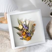 캘리그라피 플라워 액자 팝아트 3D 입체 관액자 DIY 투명 공간액자 깊은 5x7 5cm, 블랙 3cm