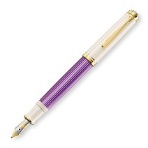 Pelikan 펠리컨 만년필 B 굵게 바이올렛화이트 수베레인 흡입식 M600VioletWhiteB