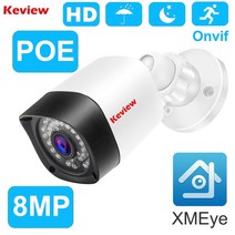 열화상카메라 poe ip poe 8mp 5mp 4mp 3mp 야외 방수 h.265 보안 감시 총알 cctv motion 감지, 8mp 사람들, 6mm