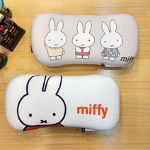 일본 미피 귀여운 토끼 캐릭터 허리 등받이 의자 베개 선물 쿠션, 꼬옥 미피