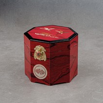 [성연티세라] 고가구 고급 팔각박스(1.2kg 꿀단지 경옥고단지용)