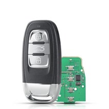 자동차 문리모컨 원격시동 스마트폰 경보기 KEYYOU 스마트 원격 키 315MHz433MHZ868MHZ Audi Q5 A4 A4L A5 A6 A7 A8 RS4 RS5 S4 S5 세, 433MHZ+3 Buttons