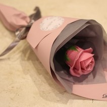 드로잉엣가든 비누꽃다발 비누꽃한송이 졸업식꽃다발(null), 핑크